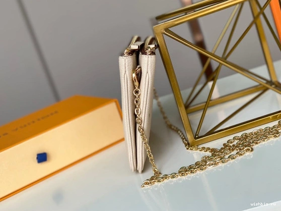 WIS DOUBLE ZIP VUITTON LOUIS POCHETTE 0107